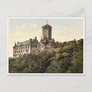 Carte Postale Wartburg, de l'est, Thuringe, Allemagne rare P