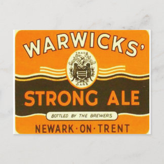 Carte Postale Warwick Strong Ale