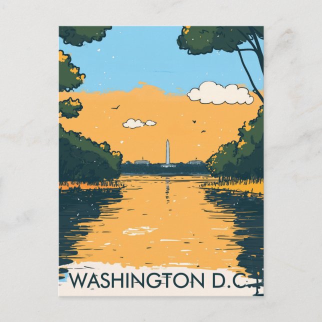 Carte Postale Washington D.C. USA Travel (Devant)