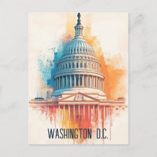 Carte Postale Washington D.C. USA Travel
