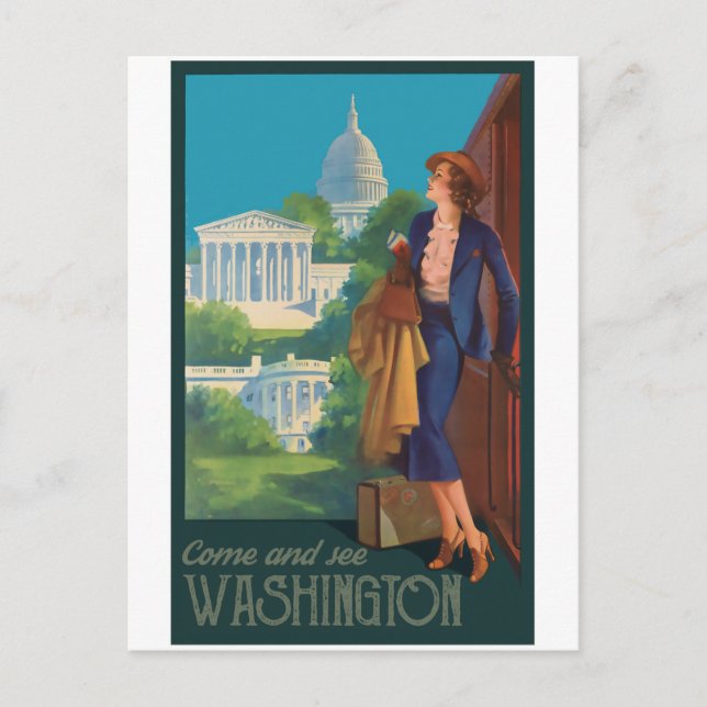Carte Postale Washington DC (Devant)