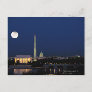 Carte Postale Washington DC à la nuit