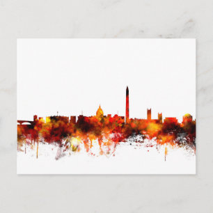 Carte Postale Washington DC Skyline