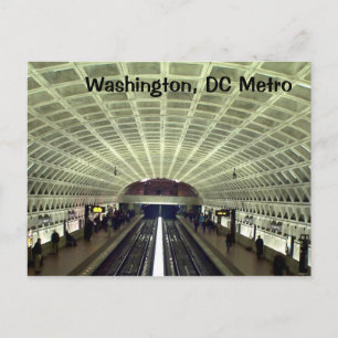 Carte Postale Washington, DC : Station de métro