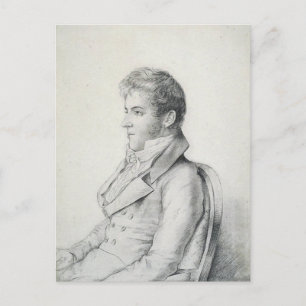 Carte Postale Washington Irving Portrait