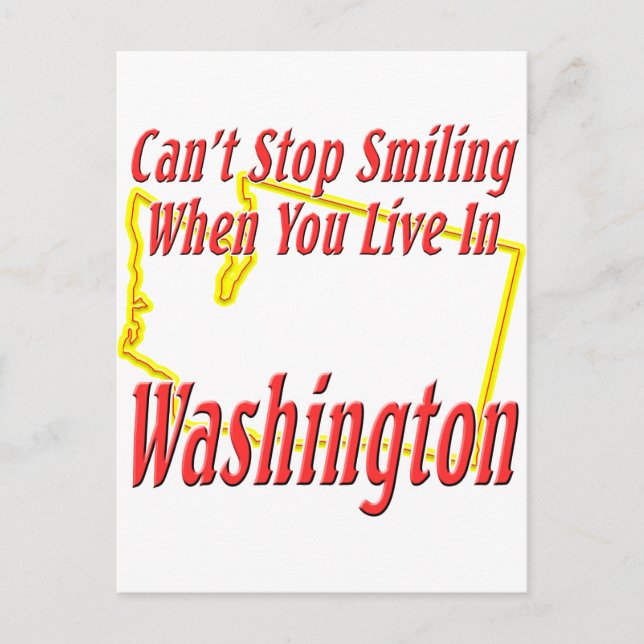 Carte Postale Washington - Souriant (Devant)