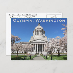 Carte Postale Washington State Capitol Spring Travel