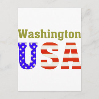 Carte Postale Washington USA !