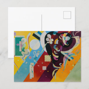 Carte Postale Wassily Kandinsky Composition 9 Peinture Abstraite