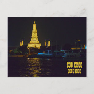 Carte Postale Wat Arun la nuit