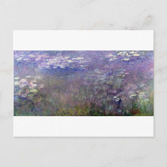 Carte Postale Water Lily Pond à Giverny, Claude Monet (Devant)