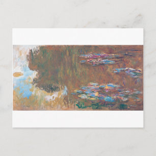 Carte Postale Water Lily Pond à Giverny, Claude Monet