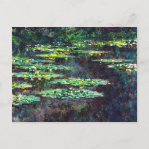 Carte Postale Water Lys Claude Monet cool, vieux, maître, collan