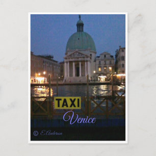 Carte Postale Water-taxi Venice, Italie