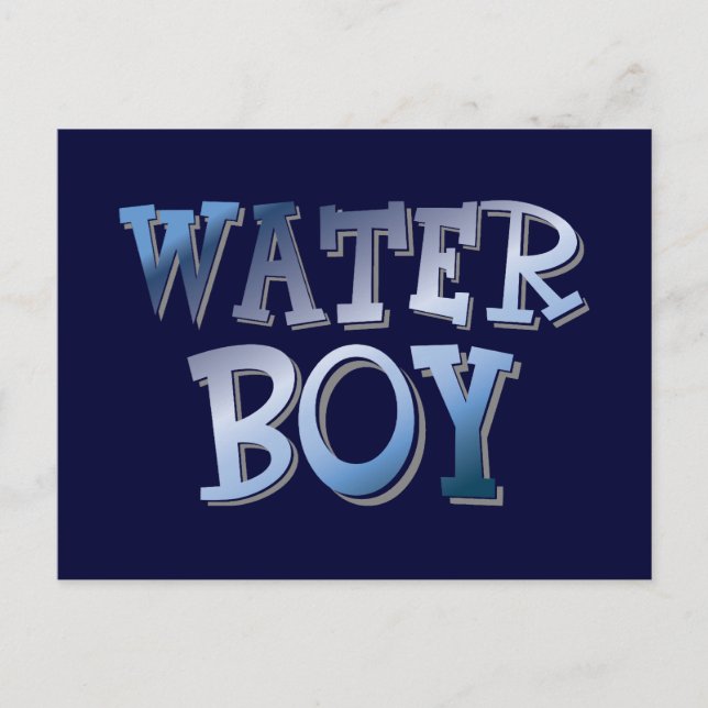 Carte Postale WaterBoy (Devant)
