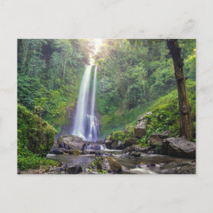 Carte Postale Waterfalls   Bali, Indonesia
