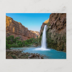 Carte Postale Waterfalls   Havasu Falls at Sunset