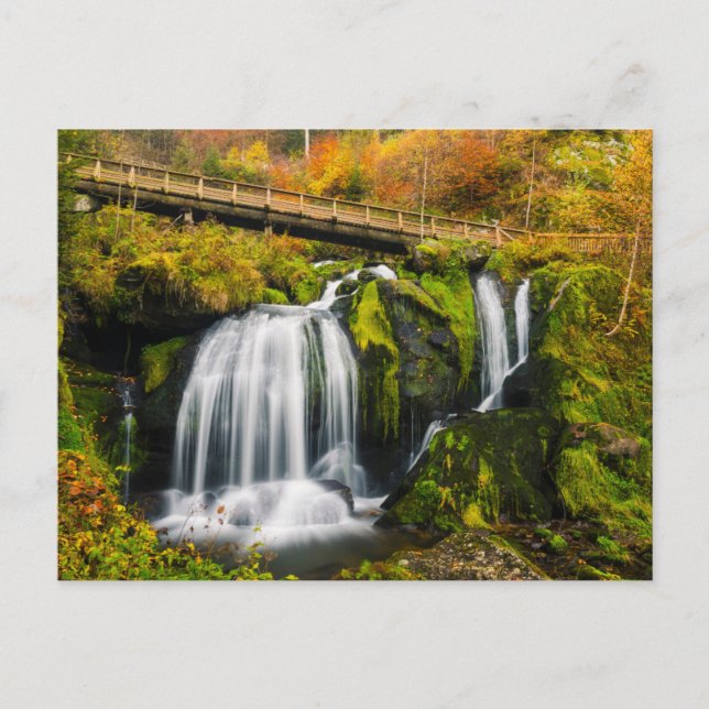 Carte Postale Waterfalls | Triberg Waterfalls, Germany (Devant)