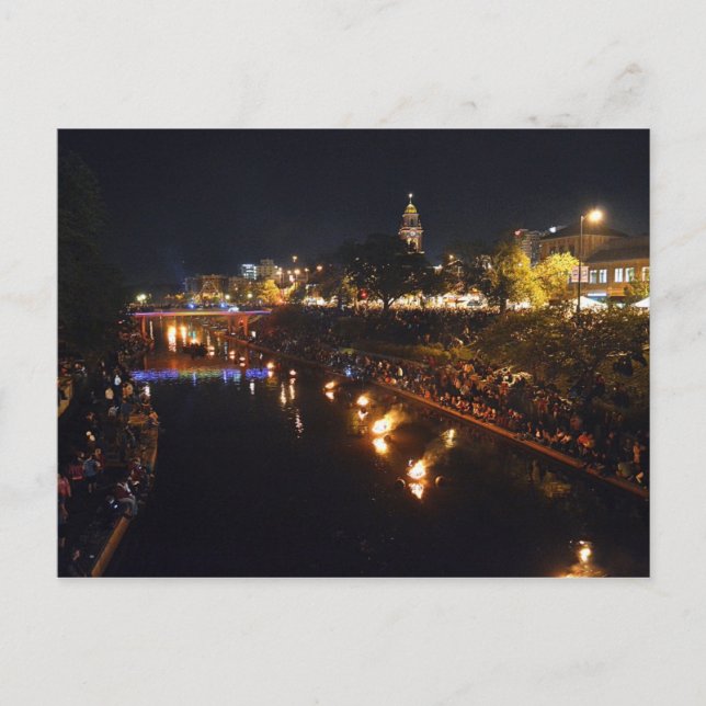 Carte Postale WaterFire Kansas City (Devant)