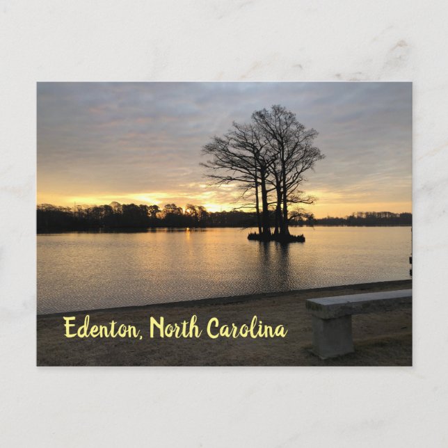 Carte postale Waterfront, Edenton, Caroline du Nor (Devant)