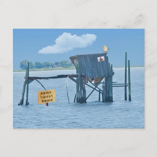Carte Postale Waterfront Home Funny Postcard (Devant)