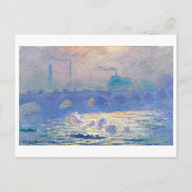 Carte Postale Waterloo Bridge (Londres), Monet (Devant)