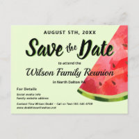 Watermelon Reunion BBQ Party Enregistrer la date