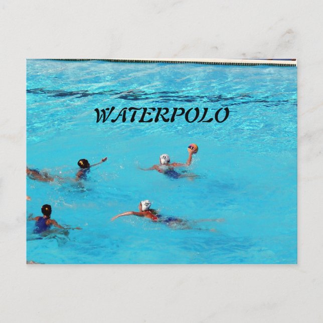 CARTE POSTALE WATERPOLO (Devant)