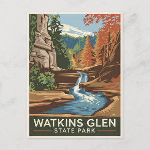 Carte Postale Watkins Glen State Park, Stylist