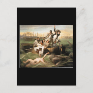 Carte Postale Watson et le requin, par John Singleton Copley