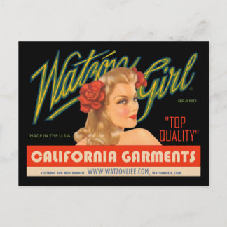 Carte Postale Watzón Girl #3 ©