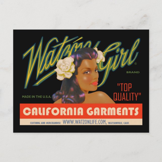 Carte Postale Watzón Girl #4 © (Devant)