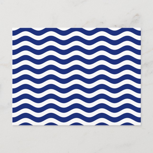 Carte Postale Wavy Navy (Devant)