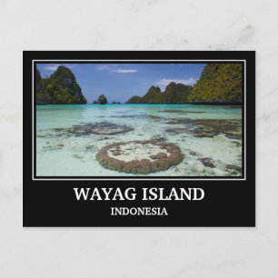 Carte Postale Wayag Indonésie