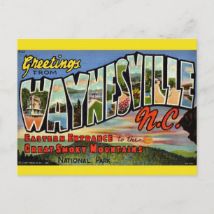 Carte Postale Waynesville Great Smoky Mountains
