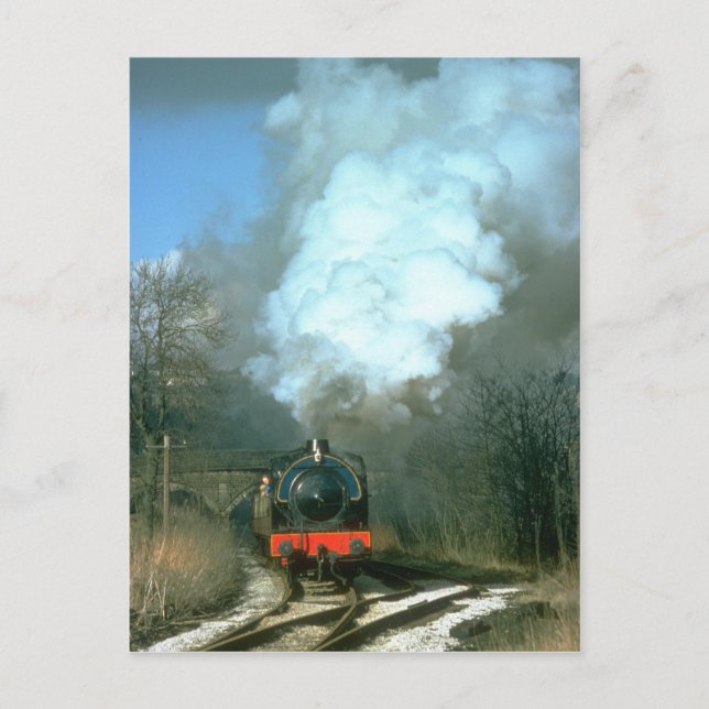 Carte Postale WD 0-6-0 Fred feuilles Haworth dans la vallée Wort (Devant)