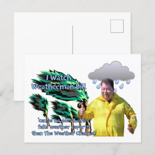 Carte Postale Weatherman Bill
