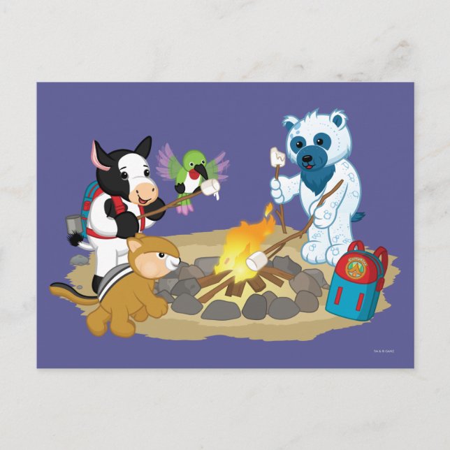 Carte Postale Webkinz | Campfire Marshmallows 2 (Devant)
