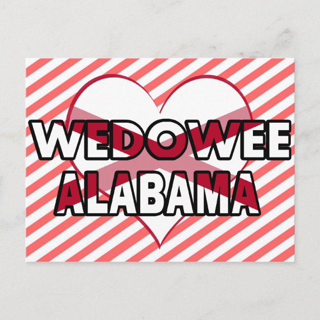 Carte Postale Wedowee, Alabama (Devant)