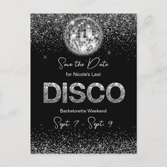 Carte Postale Week-end de fête de jeune fille en discothèque Enr (Devant)