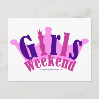Carte Postale Week-end filles