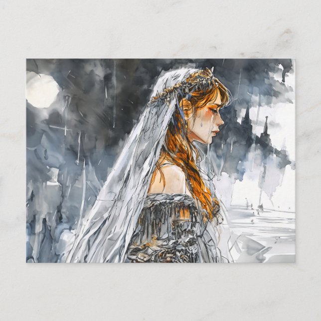 Carte Postale Weeping Princess Rosstrappe Legend Fantasy Scene (Devant)