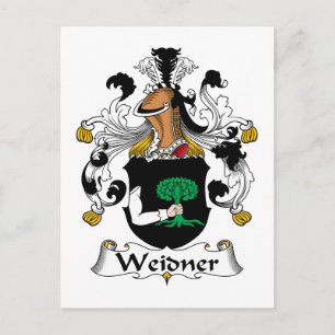 Carte Postale Weidner Family Crest