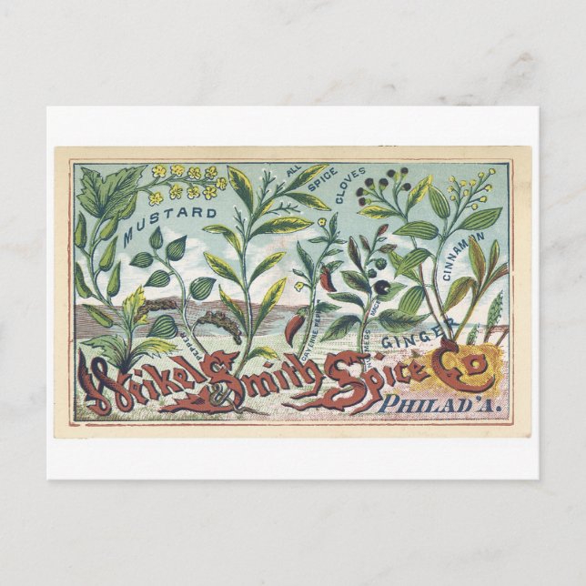 Carte Postale Weikel Smith Spice Co. Phila (Devant)