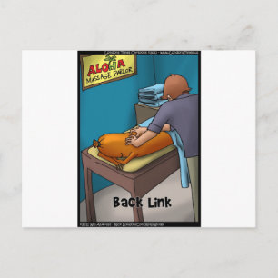 Carte Postale Weiner Massage aka Backlink Drôle Drôle Cadeaux & 