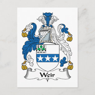 Carte Postale Weir Family Crest
