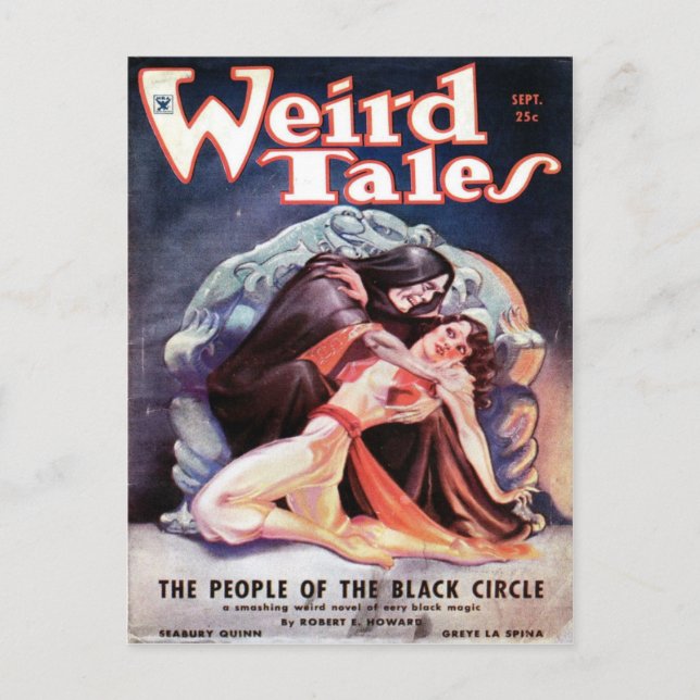 Carte Postale Weird Tales volume 24 numéro 03 septembre 1934 (Devant)