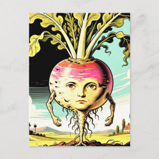 Carte Postale Weird Vegetable Man: Mr. Rutabaga
