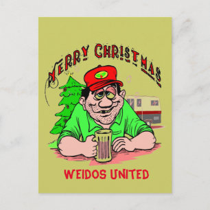Carte postale Weirdos United Christmas Holiday