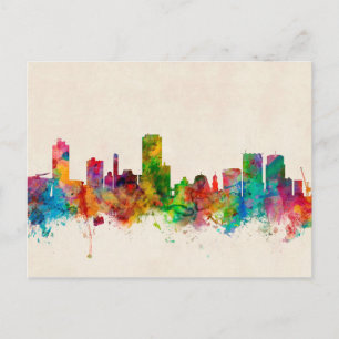 Carte Postale Wellington New Zealand Skyline
